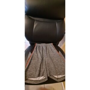 Old Navy Boots Athletic Shorts Size Large (10/12) Gray/black With Red Stripe